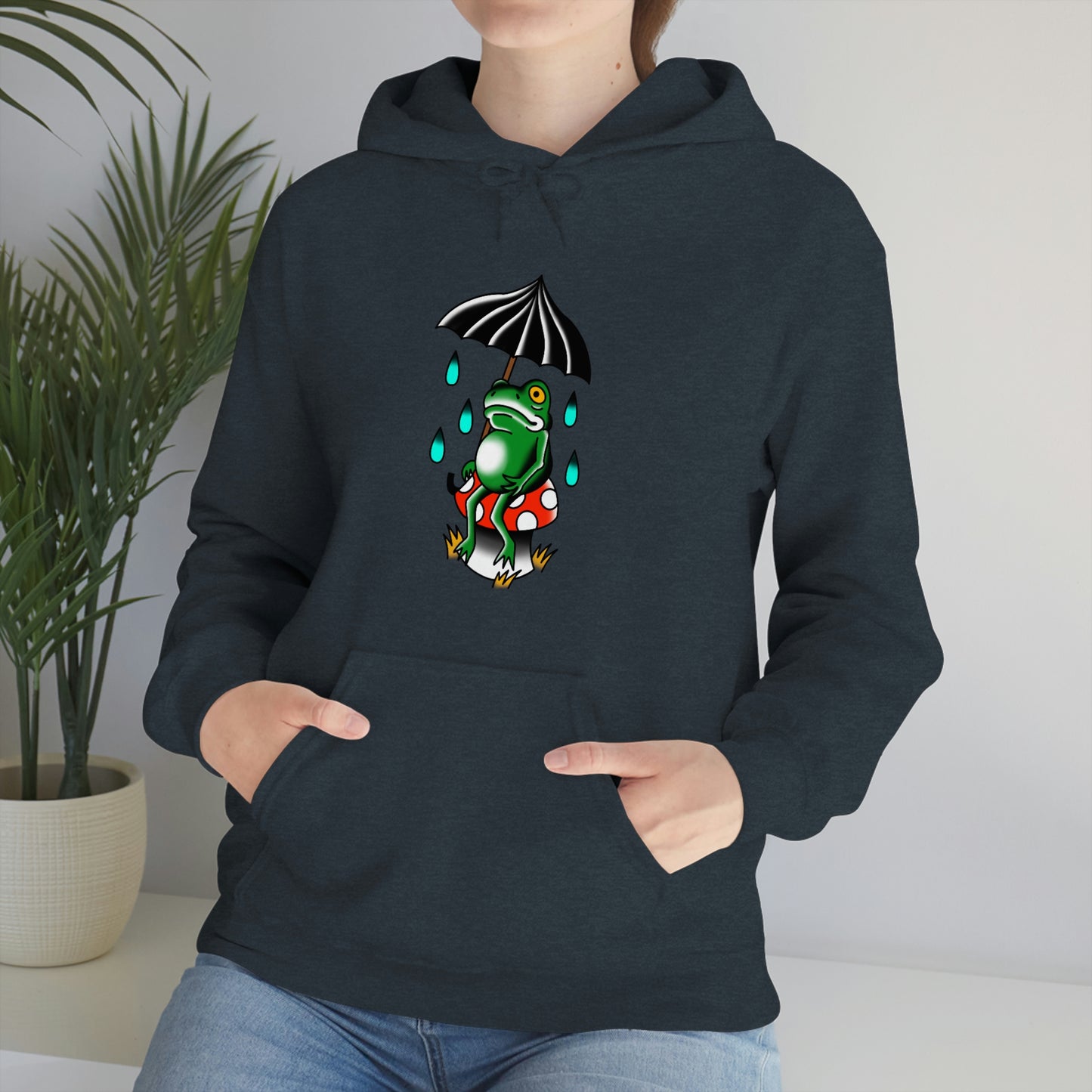 Rainy Day Frog Unisex Heavy Blend™ Hooded Sweatshirt