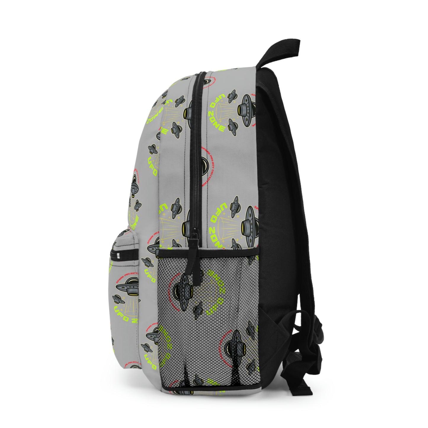 Light Dark Grey UFO Zone Backpack