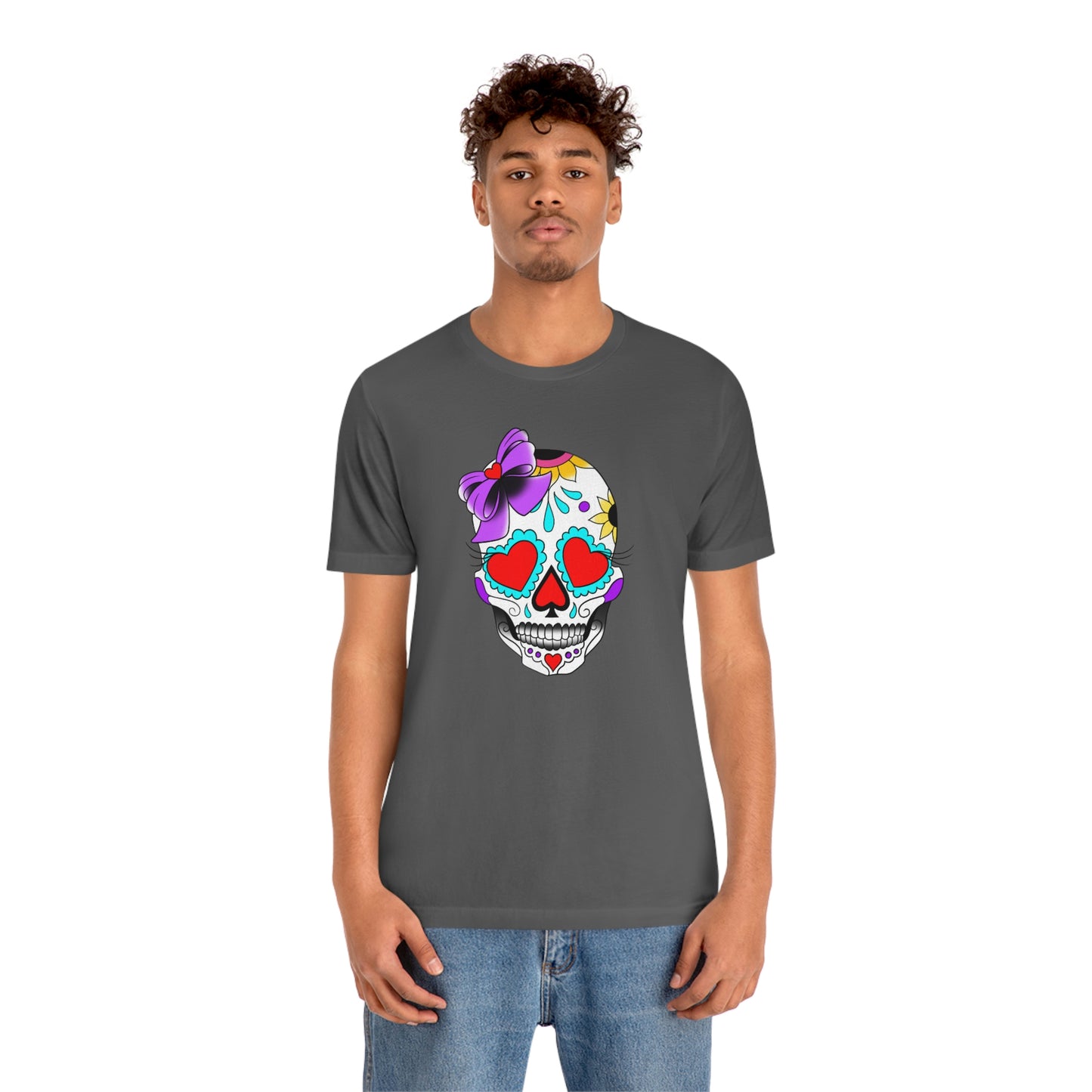 Lady Day of the Dead Unisex Jersey Short Sleeve Tee