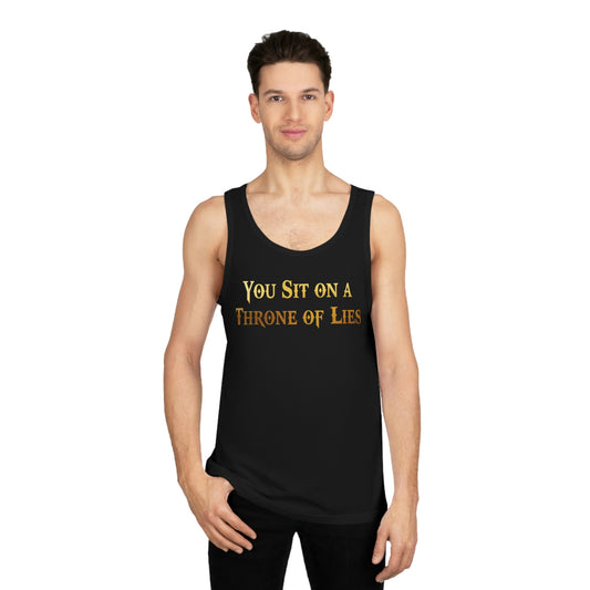 You Sit on A Throne of Lies Unisex Softstyle™ Tank Top