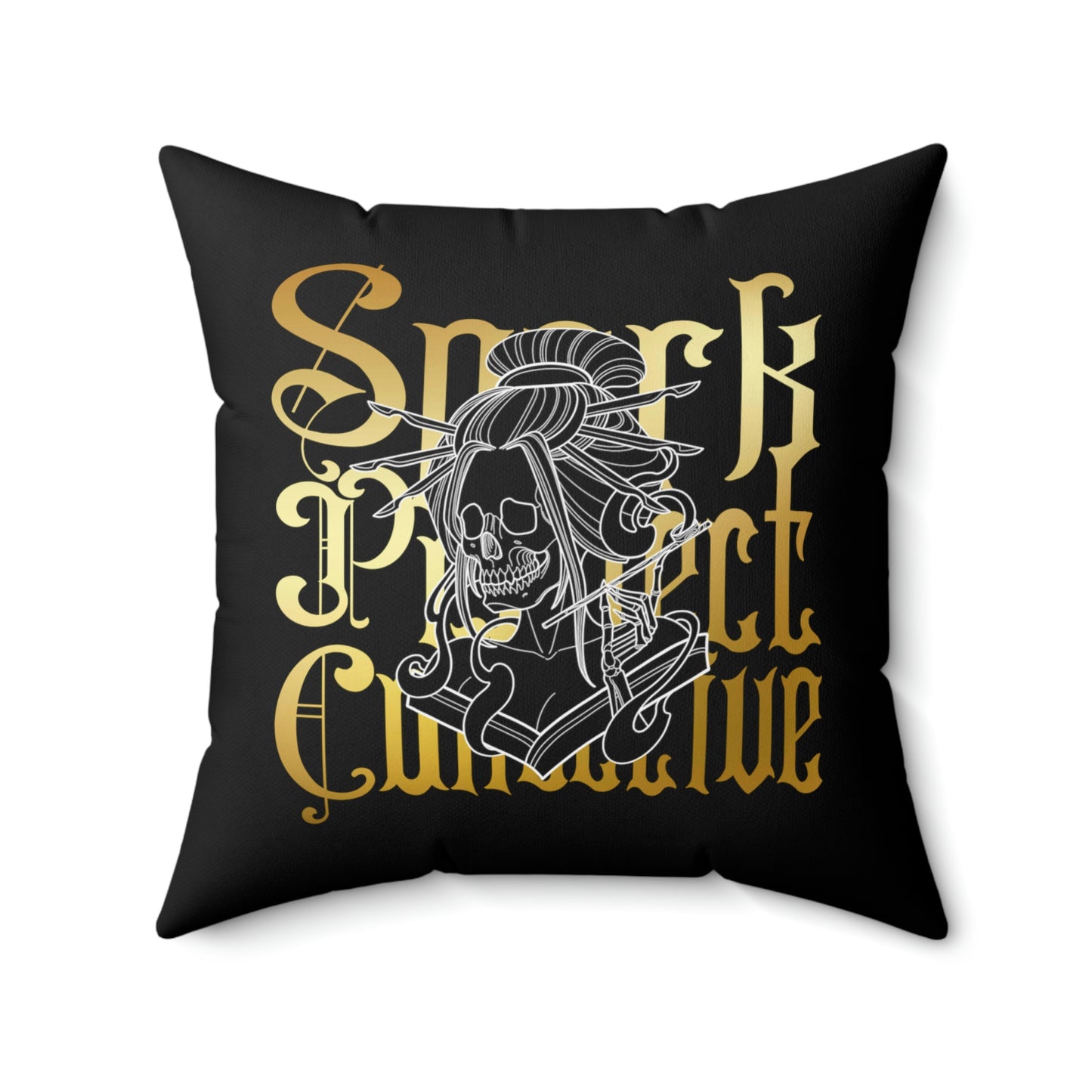 Without One There is Not The Other - Japanese Spark Spun Polyester Square Pillow