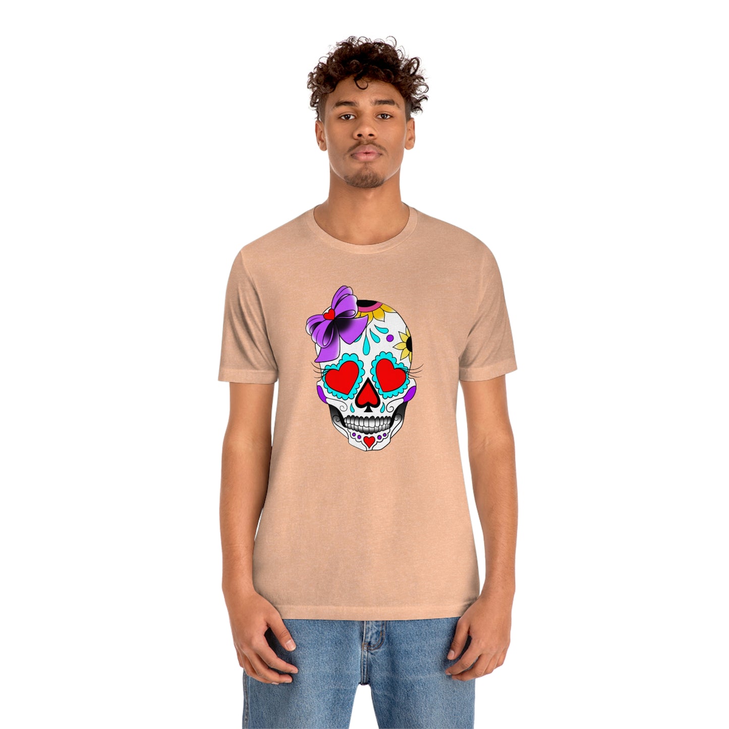 Lady Day of the Dead Unisex Jersey Short Sleeve Tee