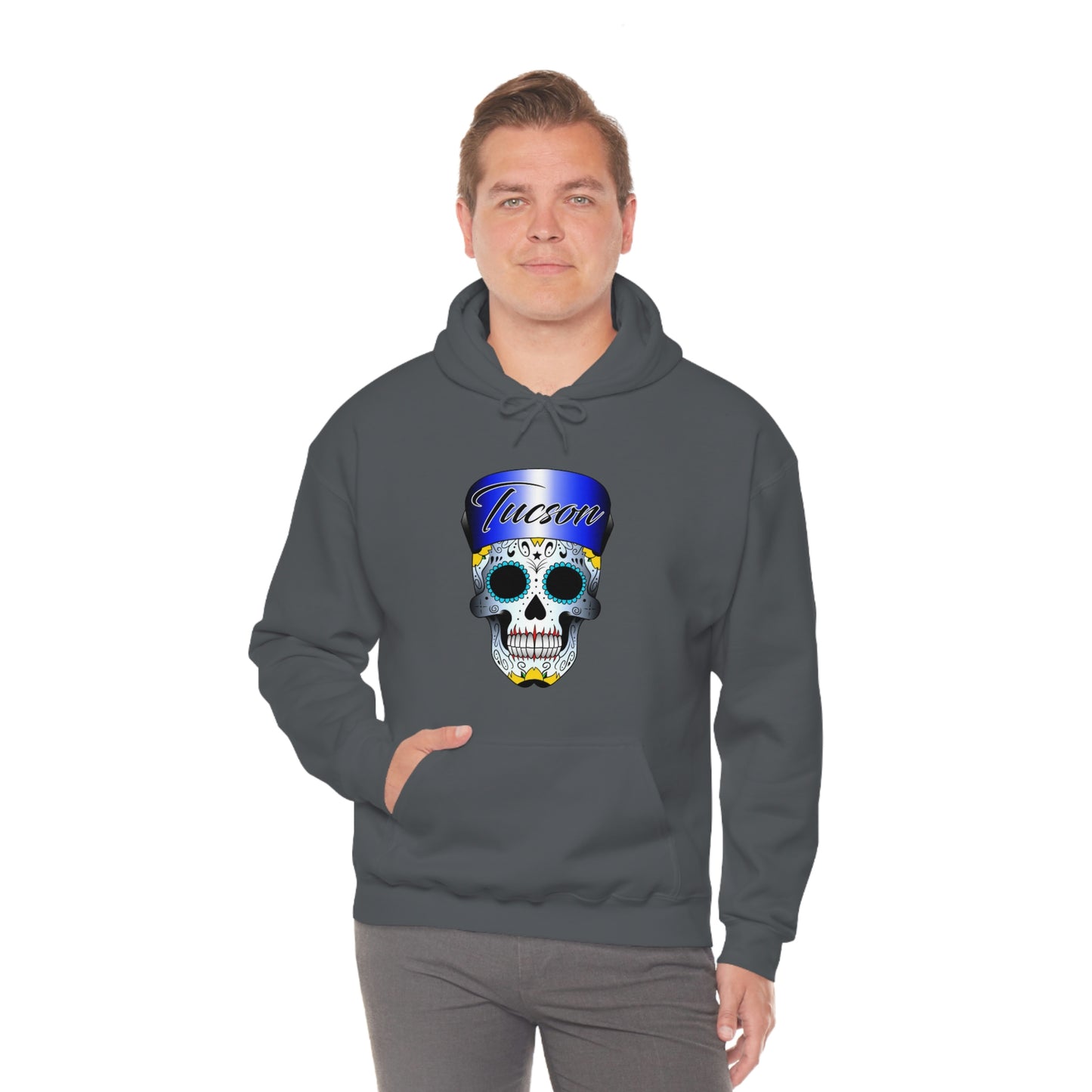 Tucson Skull Unisex Heavy Blend™ Hooded Sweatshirt