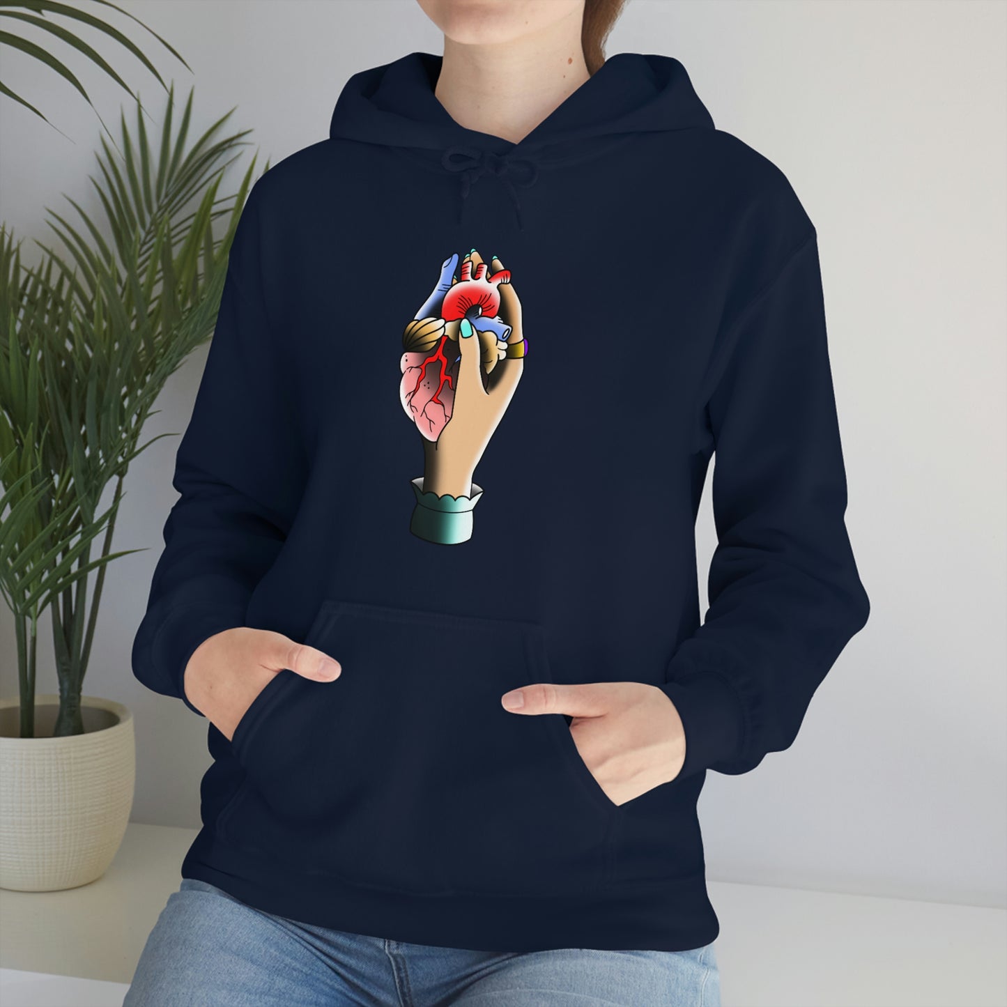 Rip My Heart Out Unisex Heavy Blend™ Hooded Sweatshirt