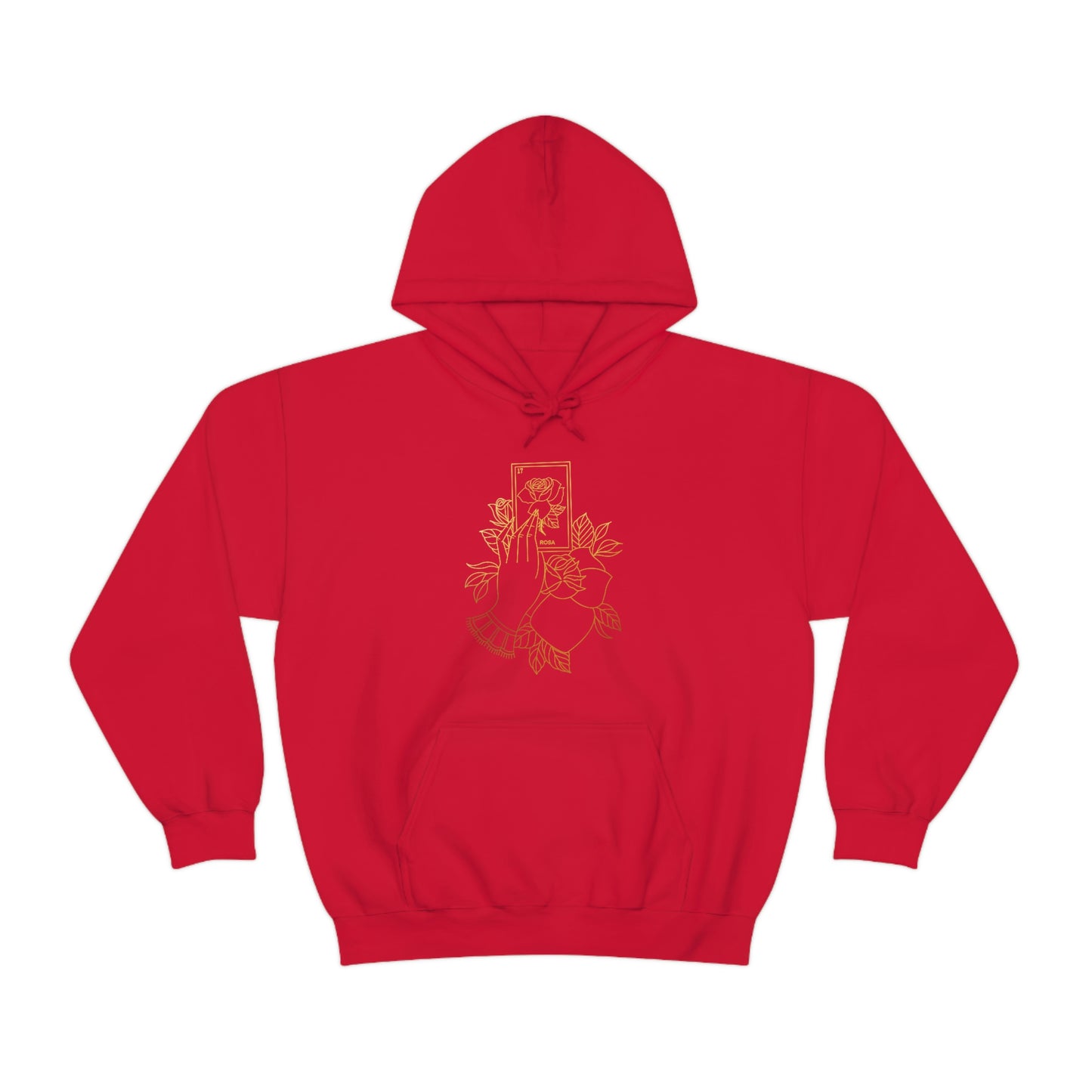 Rosa Card Gold Lines Unisex Heavy Blend™ Hooded Sweatshirt