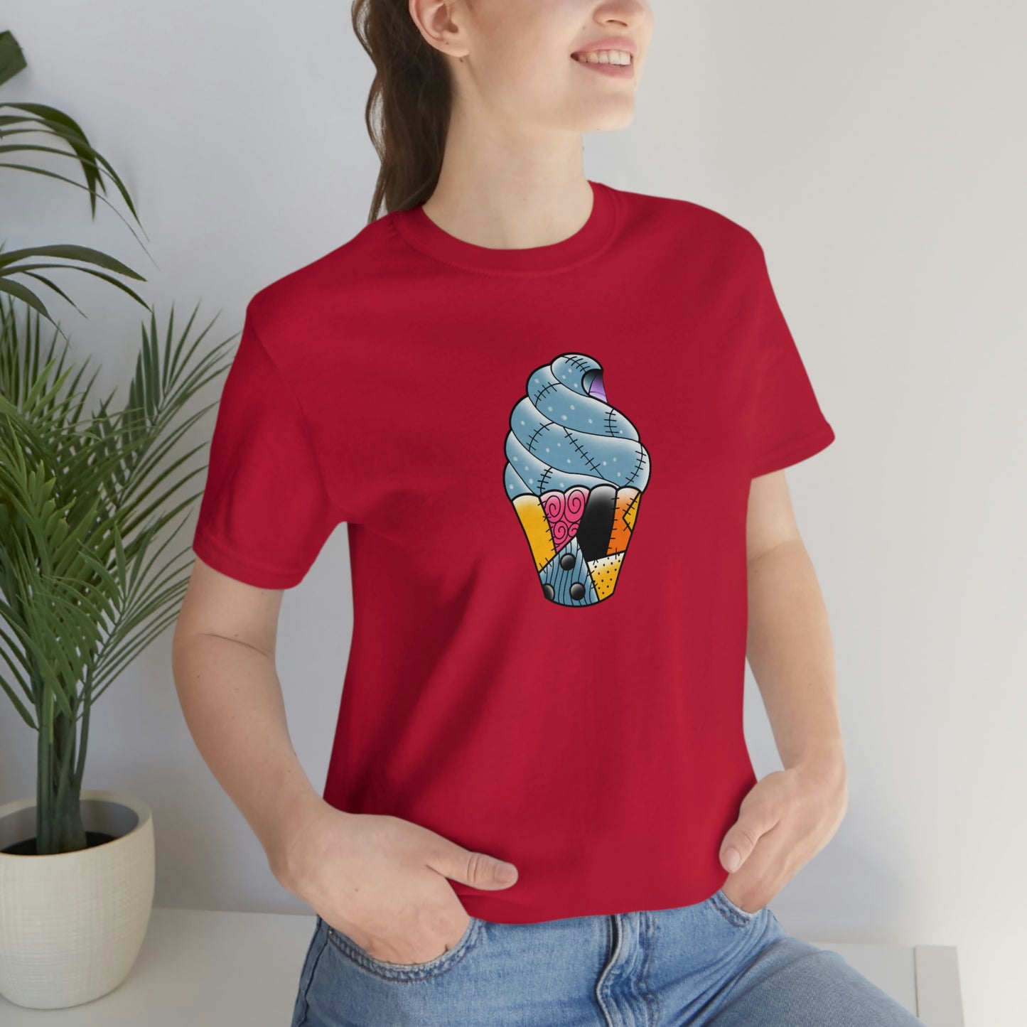 Sally Cupcake Unisex Jersey Short Sleeve Tee