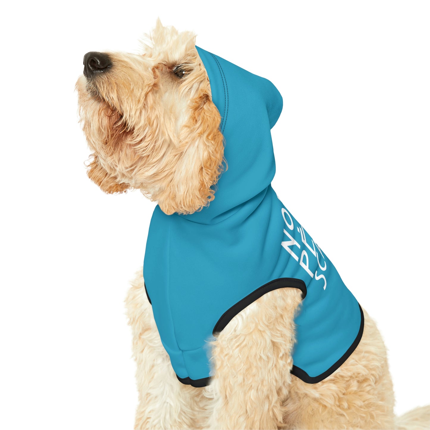 Normal People Scare Me Light Blue Doggy Hoodie