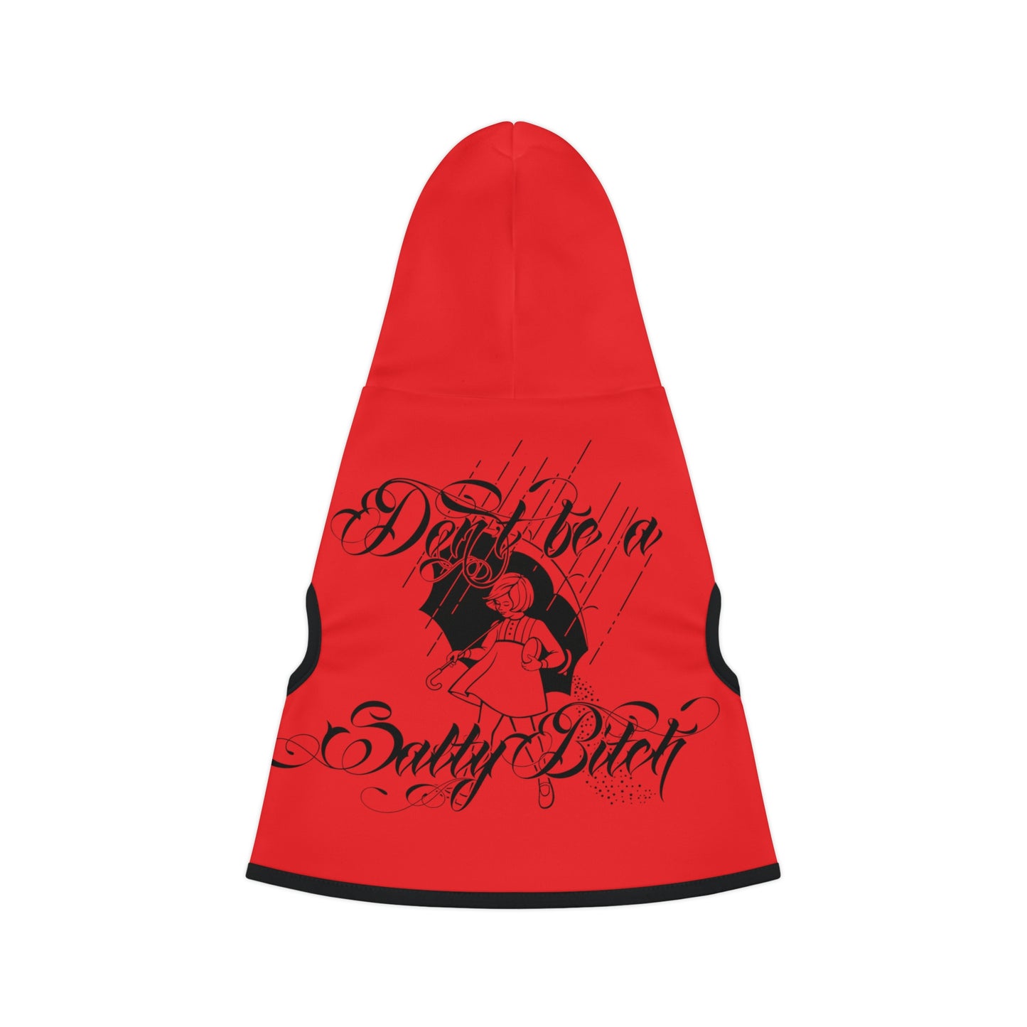 Don't Be Salty Red Dog Hoodie