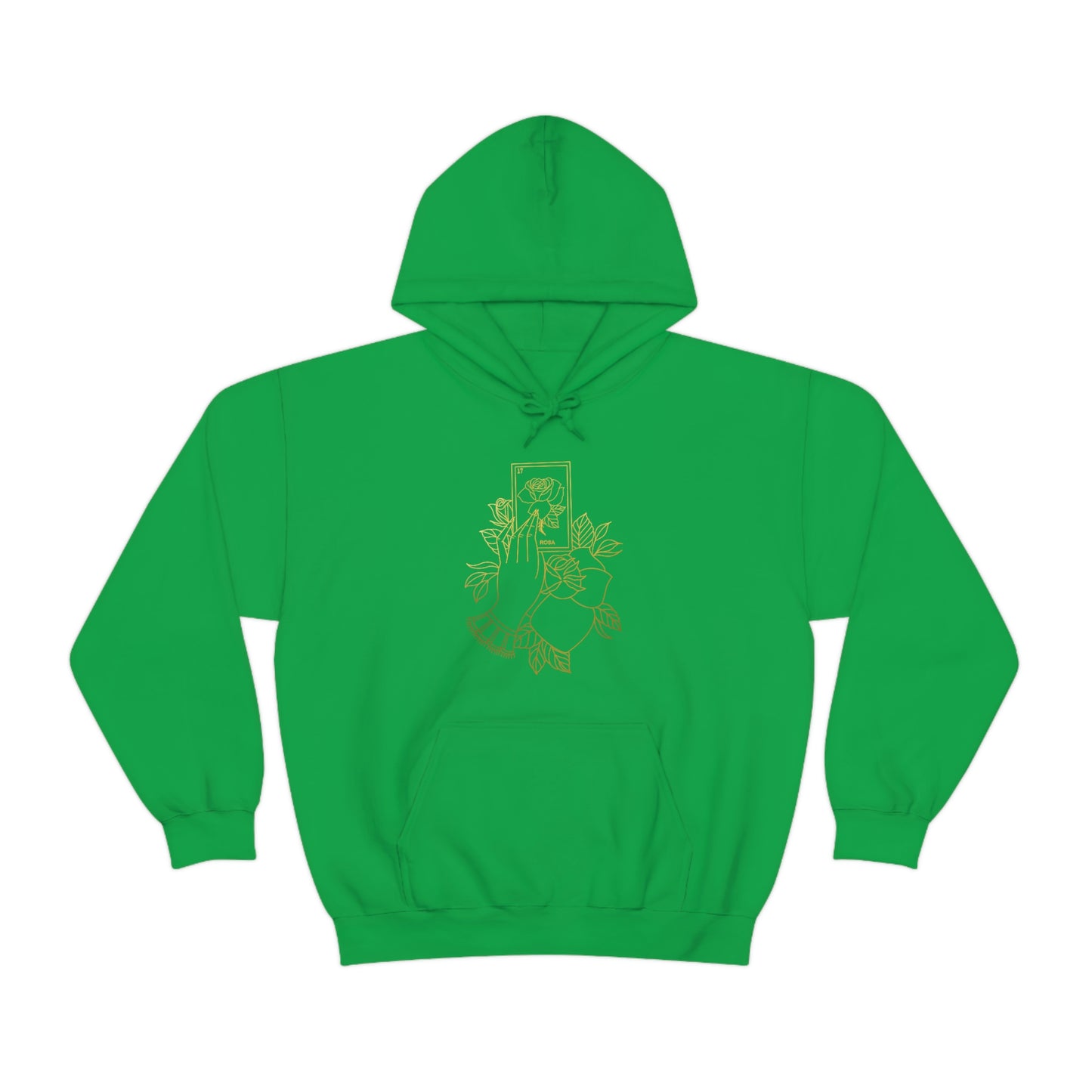 Rosa Card Gold Lines Unisex Heavy Blend™ Hooded Sweatshirt