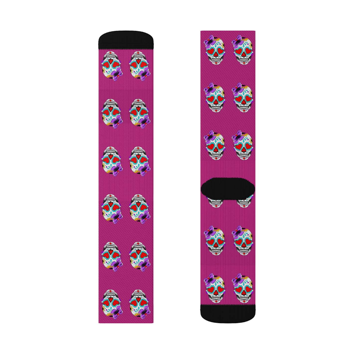 Lady Day of the Dead Sublimation Socks