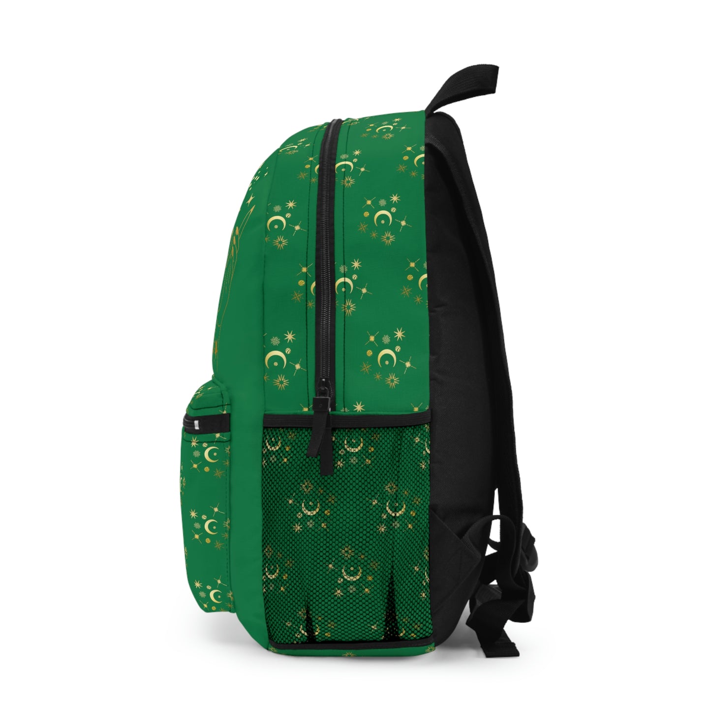 Dark Green More than a phase stars Backpack