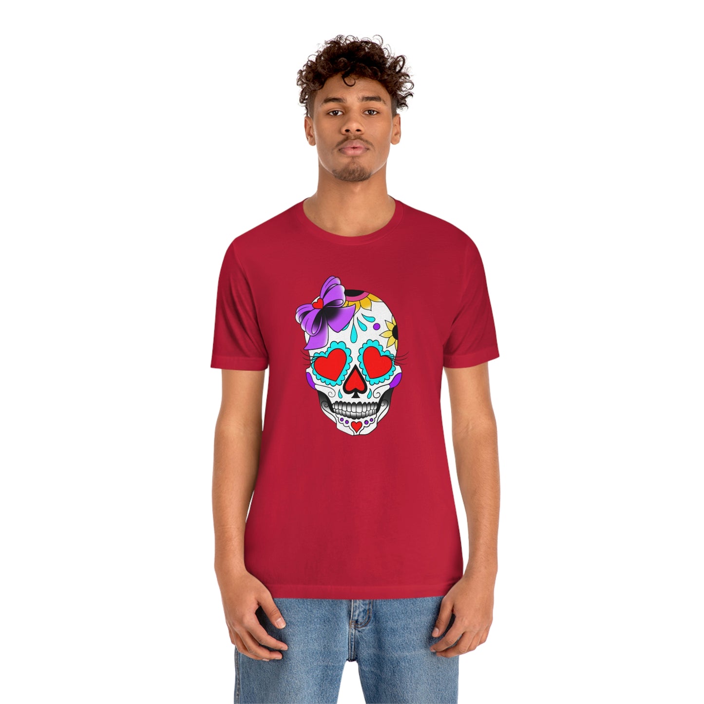 Lady Day of the Dead Unisex Jersey Short Sleeve Tee