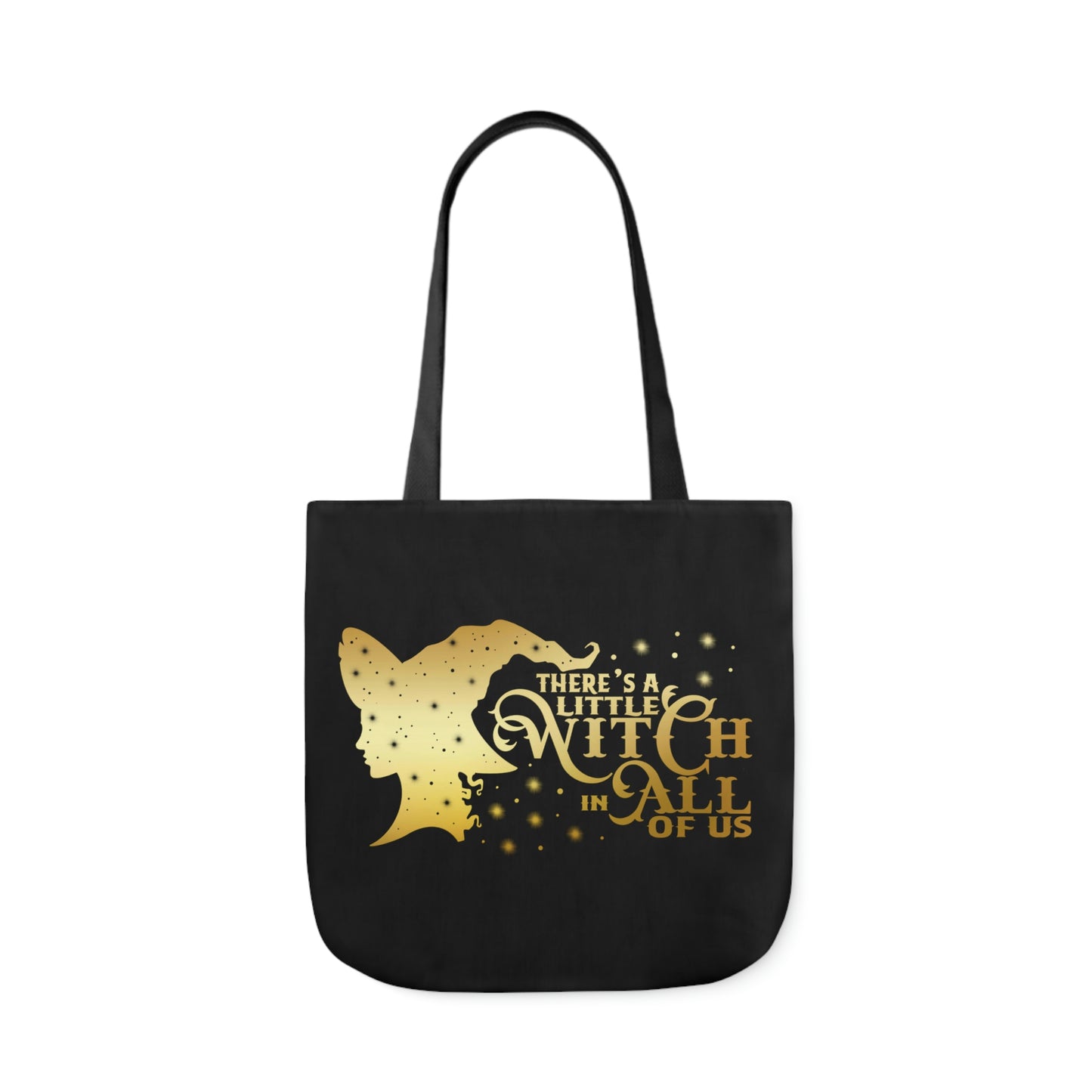 Witch in All of Us AOP Polyester Canvas Tote Bag