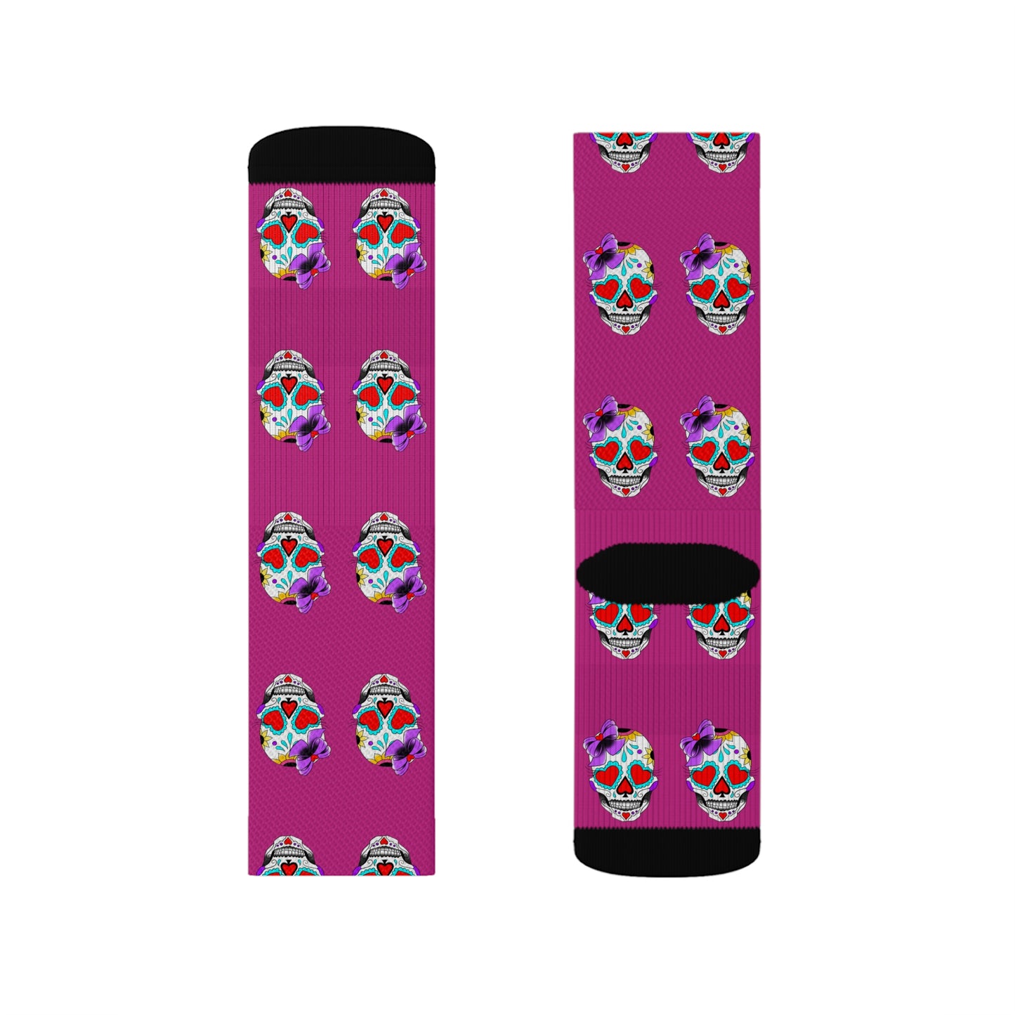 Lady Day of the Dead Sublimation Socks