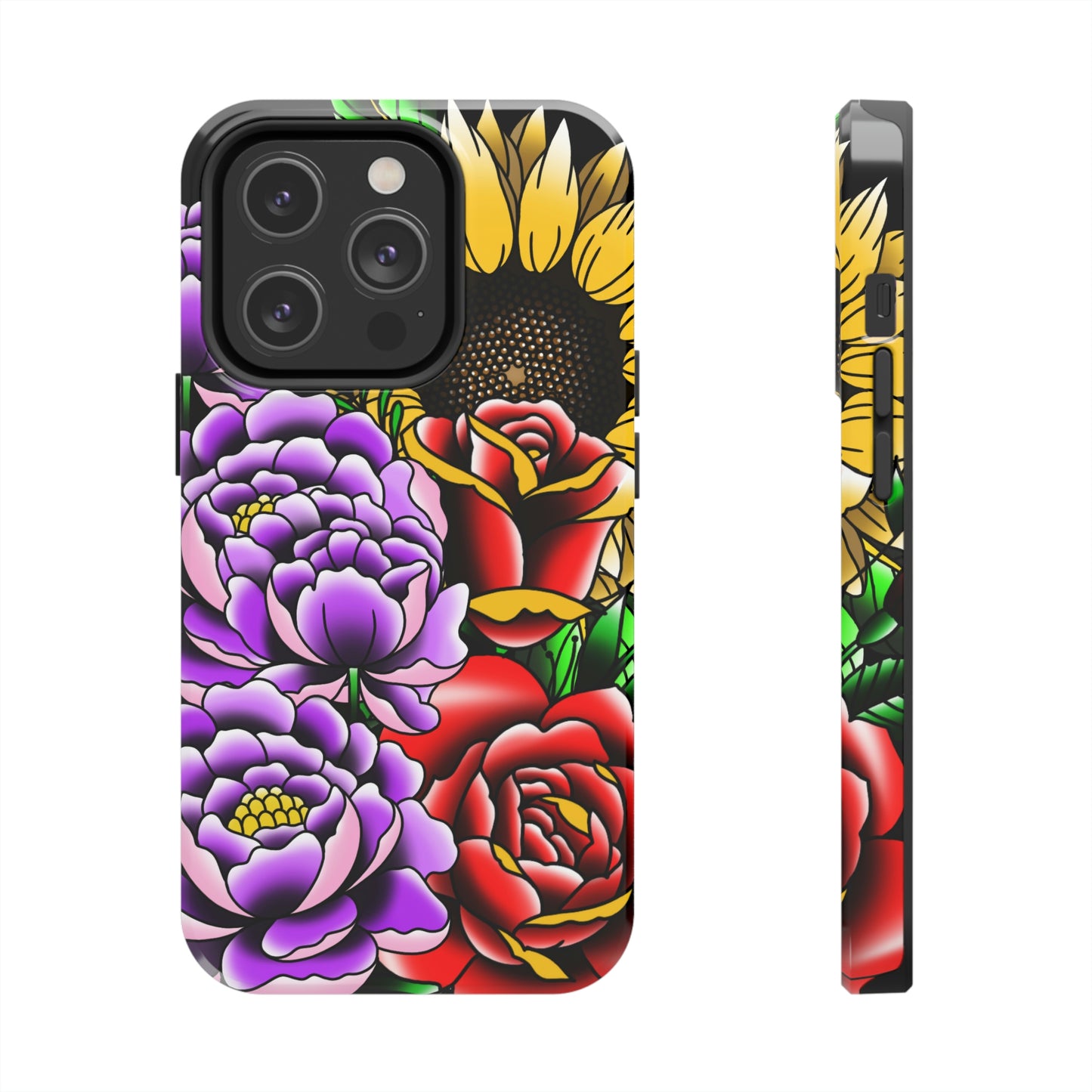 Flower Mix Up Tough Phone Cases, Case-Mate