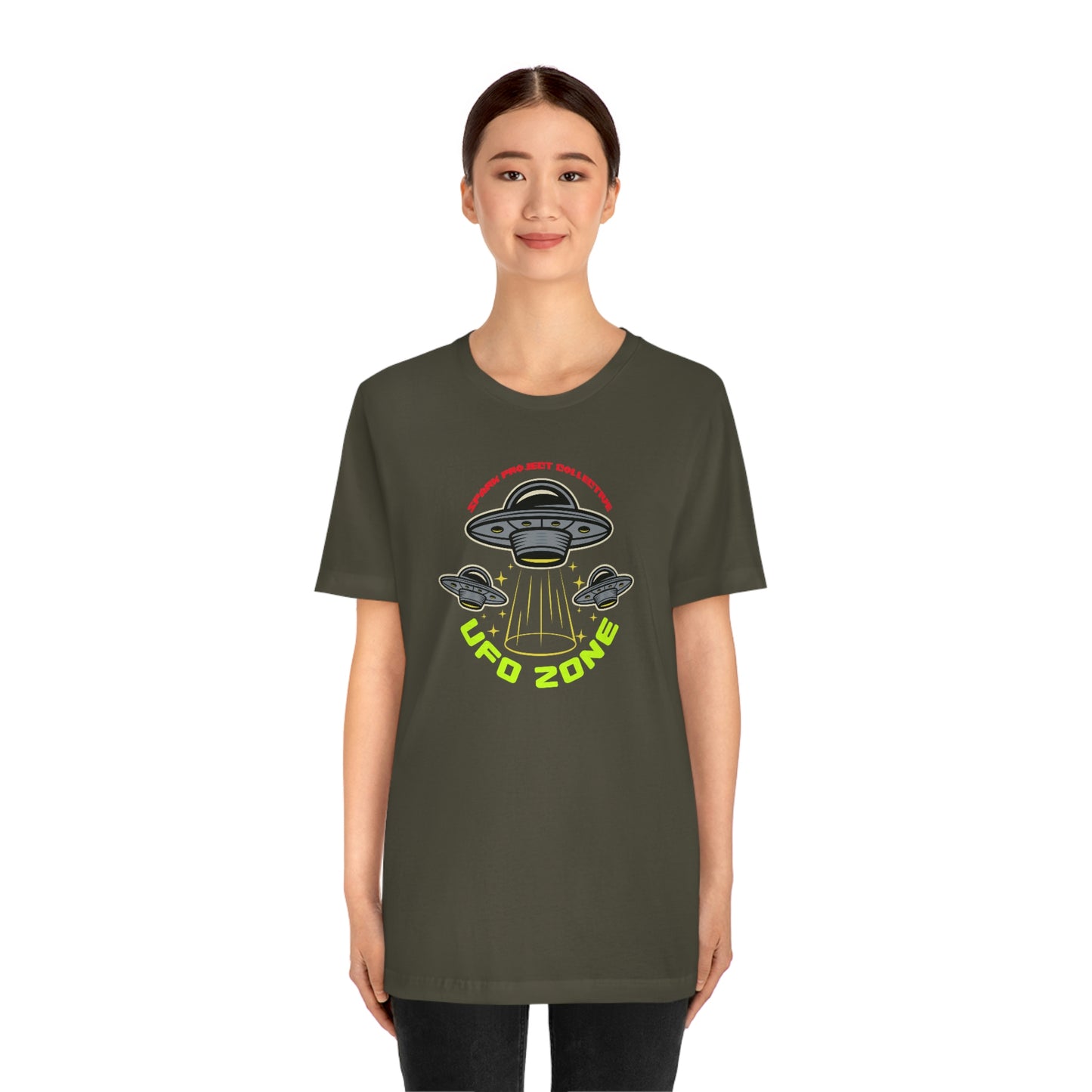 UFO Zone unisex jersey short sleeve tee