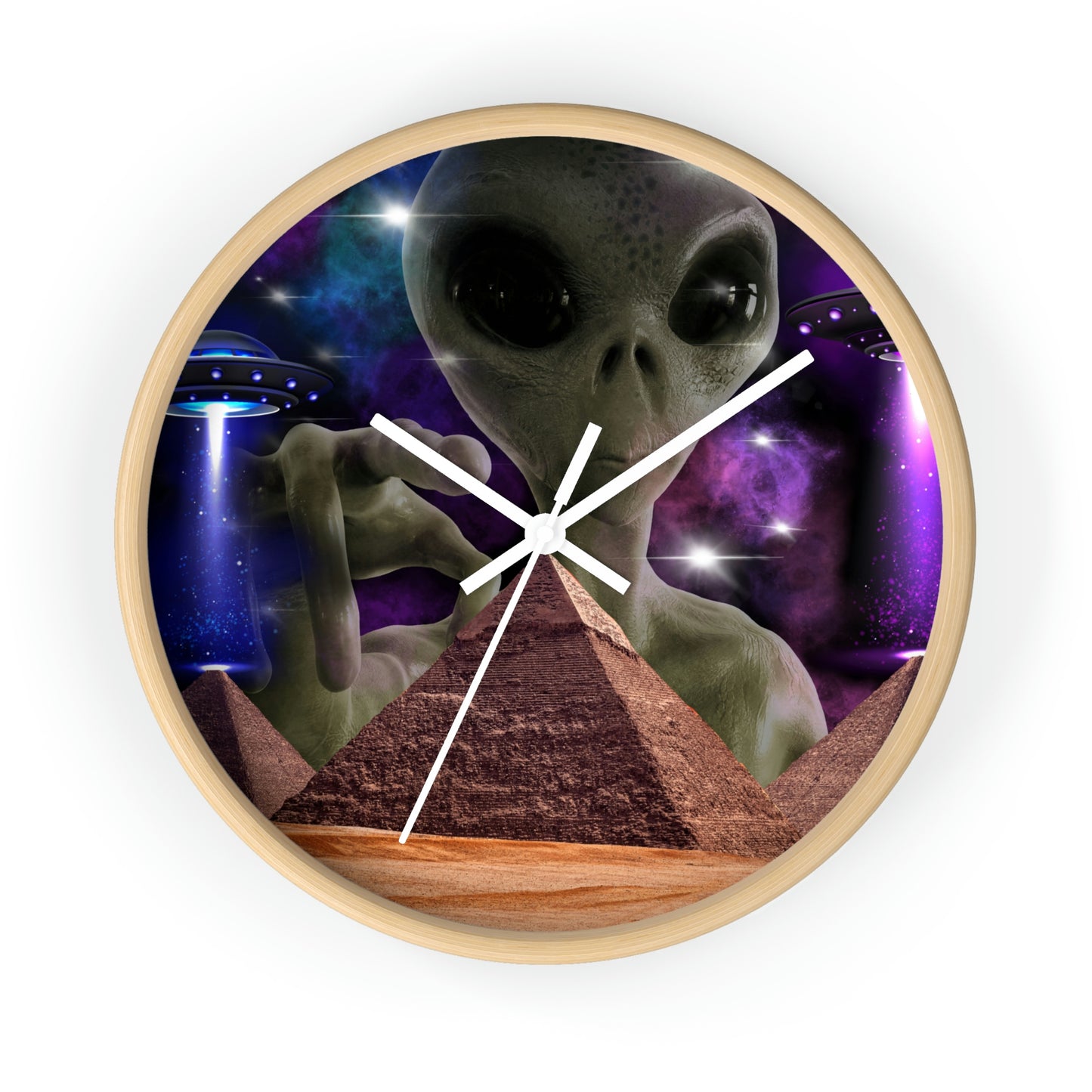 Alien Invasion Wall clock