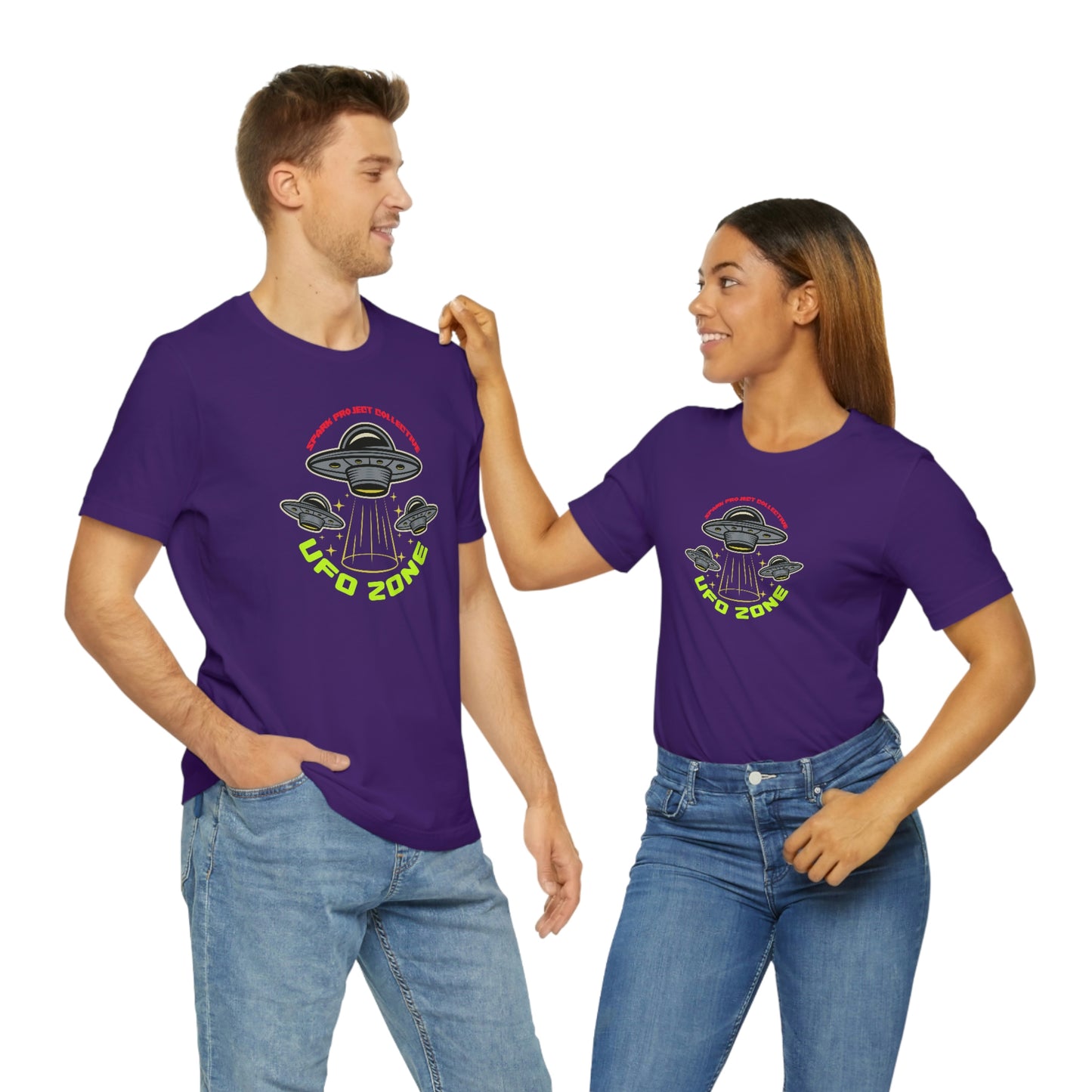 UFO Zone unisex jersey short sleeve tee