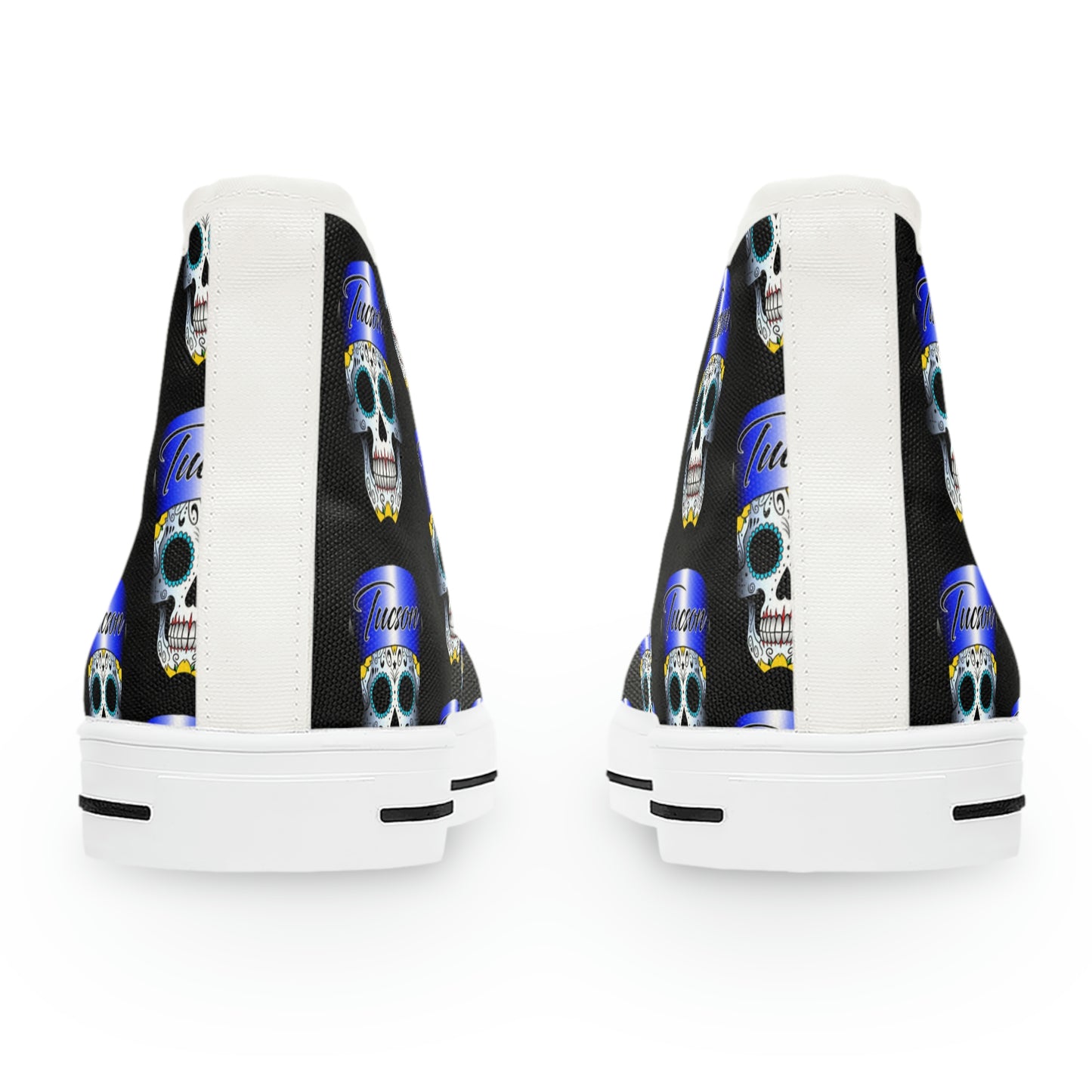 Tucson Skull Women's High Top Sneakers