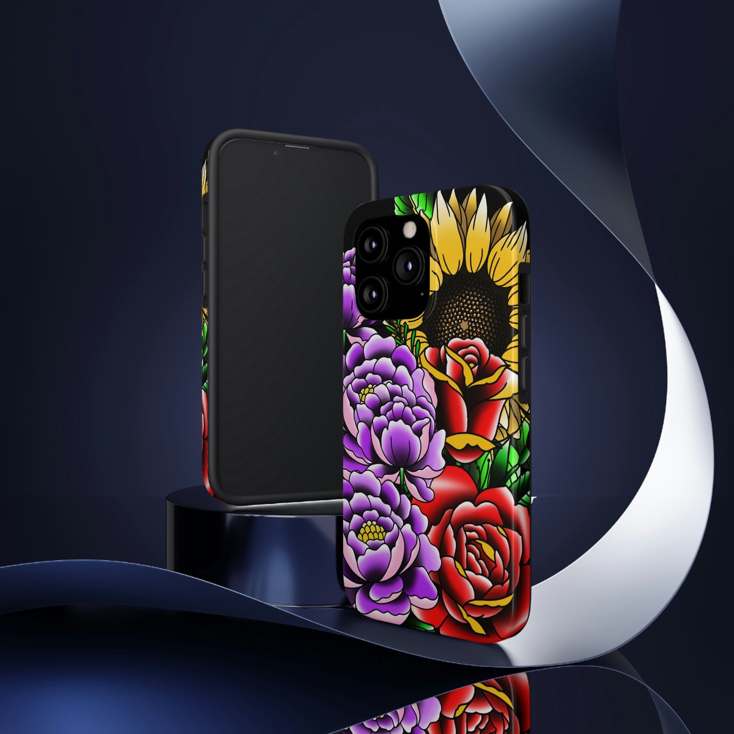 Flower Mix Up Tough Phone Cases, Case-Mate