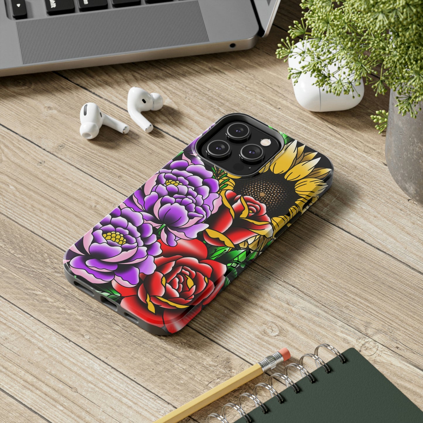 Flower Mix Up Tough Phone Cases, Case-Mate