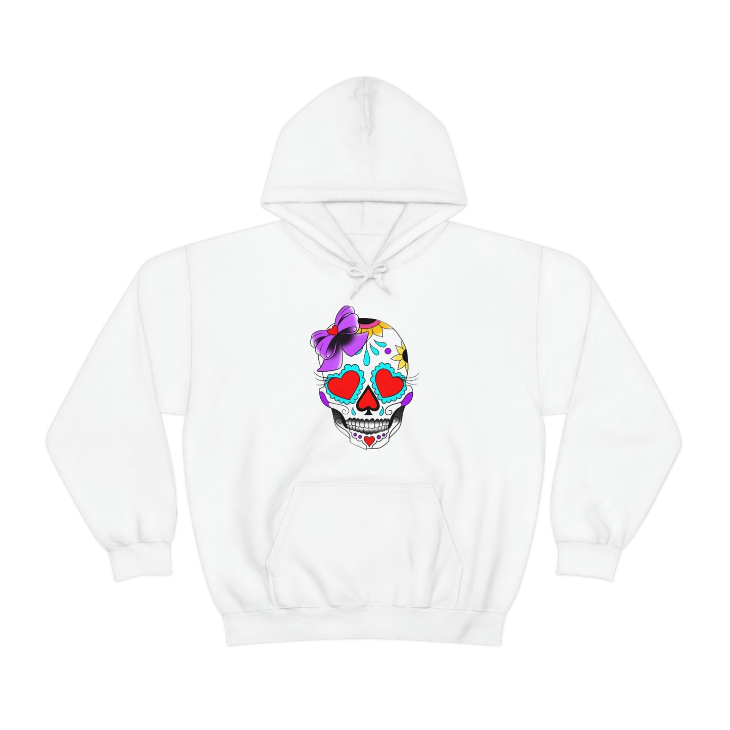 Lady Day of the Dead Unisex Heavy Blend™ Hooded Sweatshirt