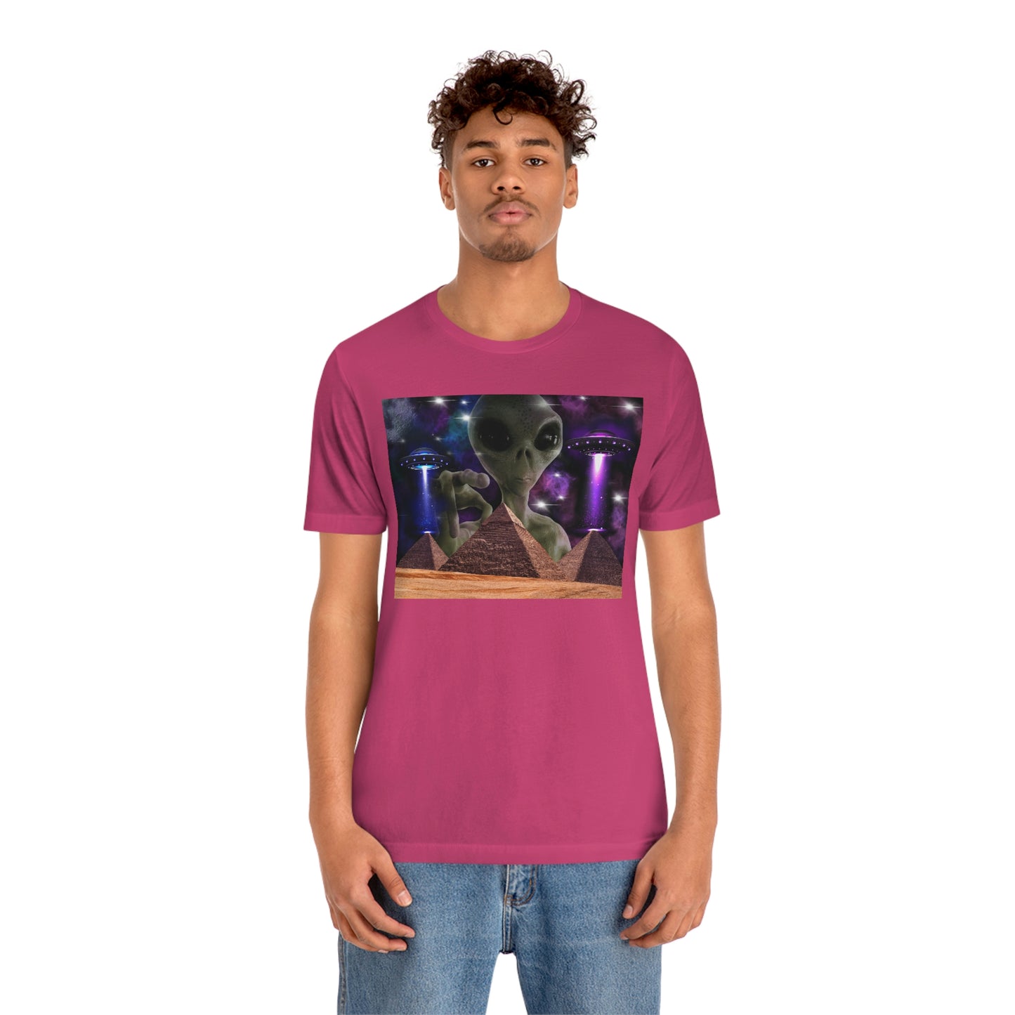 Alien Invasion Unisex Jersey Short Sleeve Tee