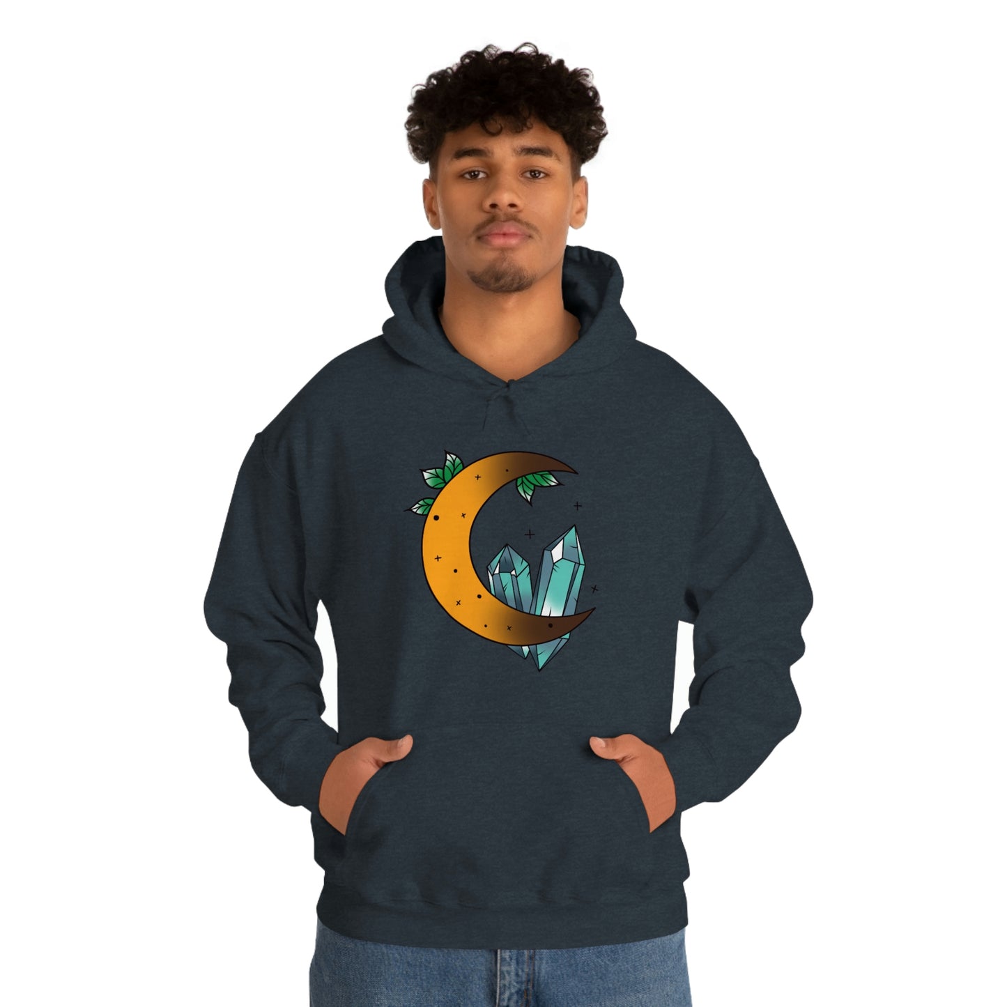 Blue Crystal Unisex Heavy Blend™ Hooded Sweatshirt