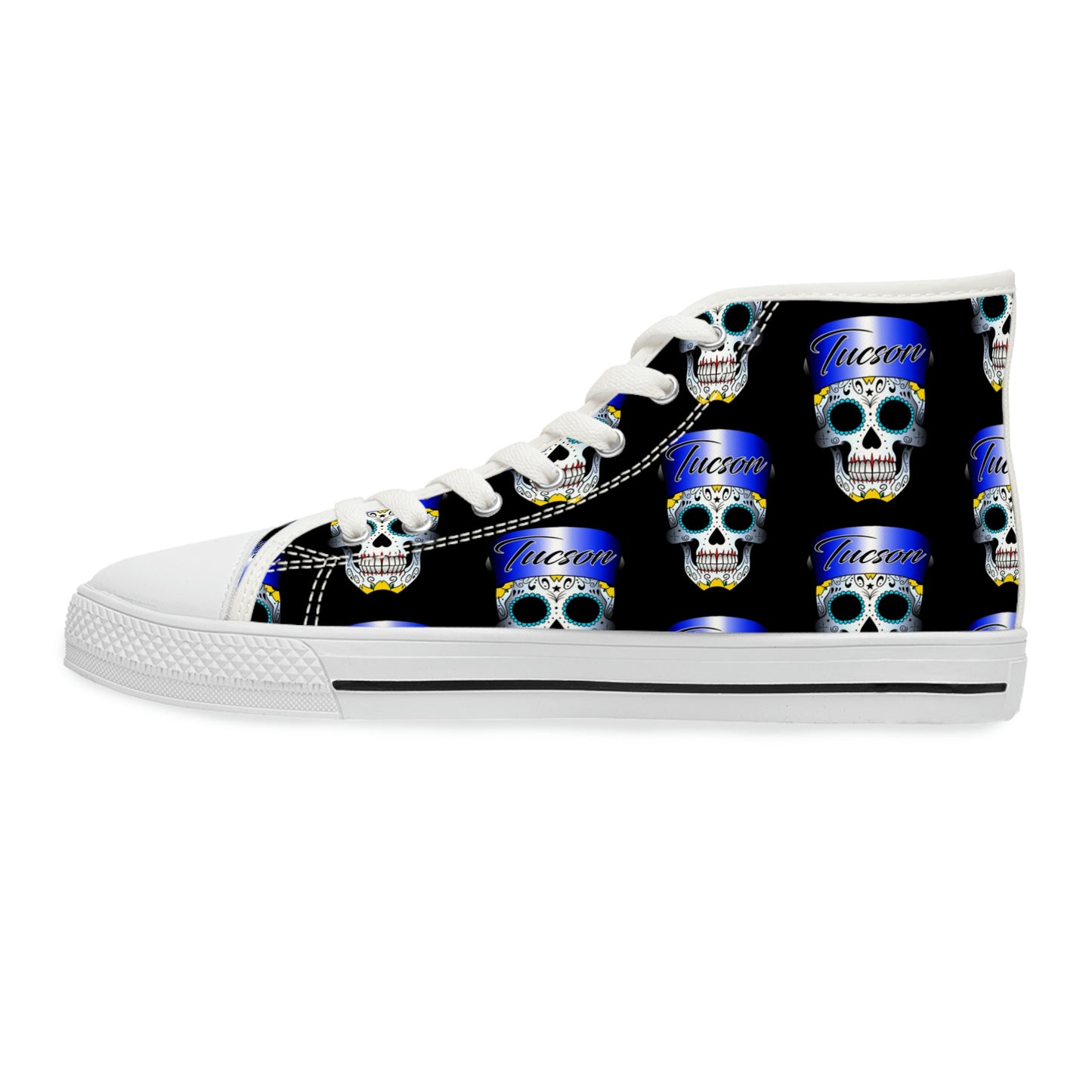 Tucson Skull Women's High Top Sneakers