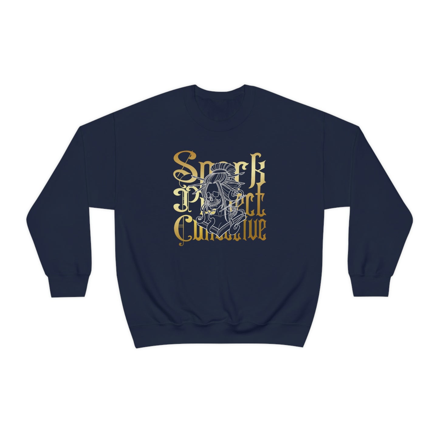 Japanese Spark Gold Font unisex heavy blend crewneck sweatshirt