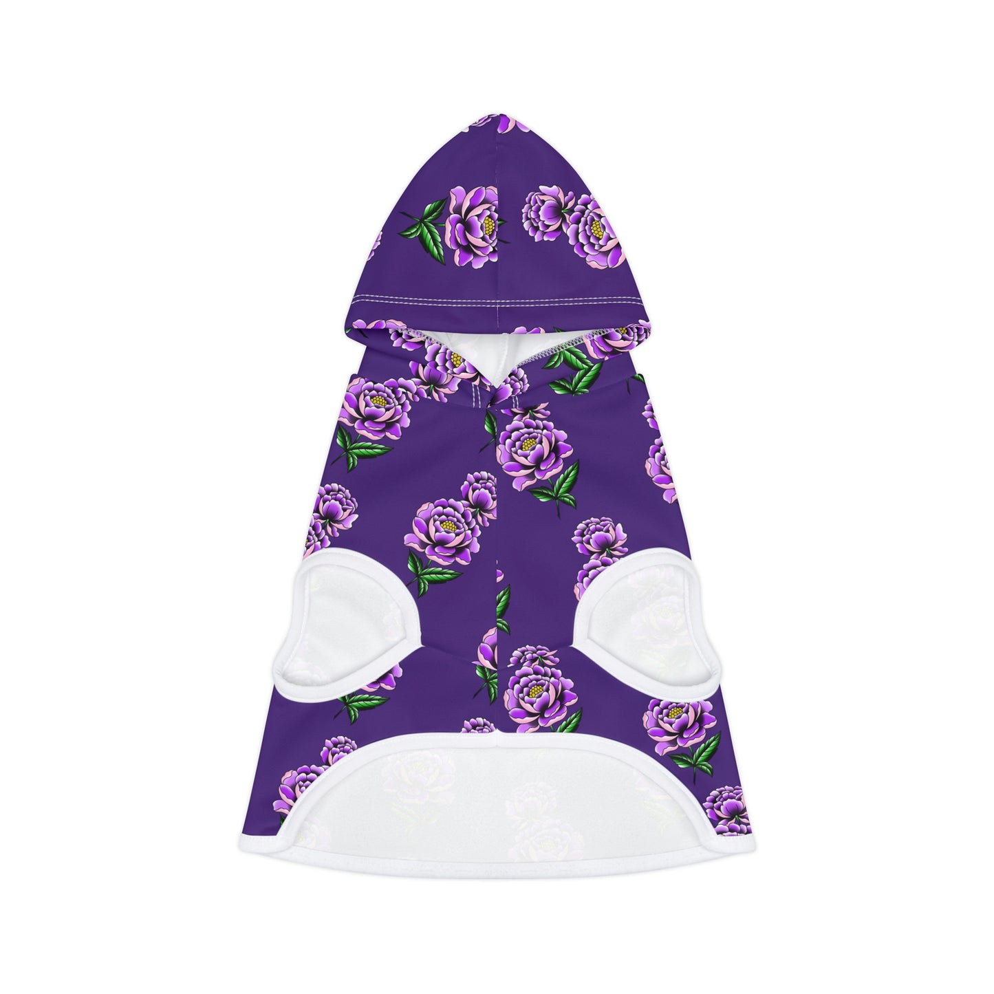 Flower Pattern Dog Hoodie