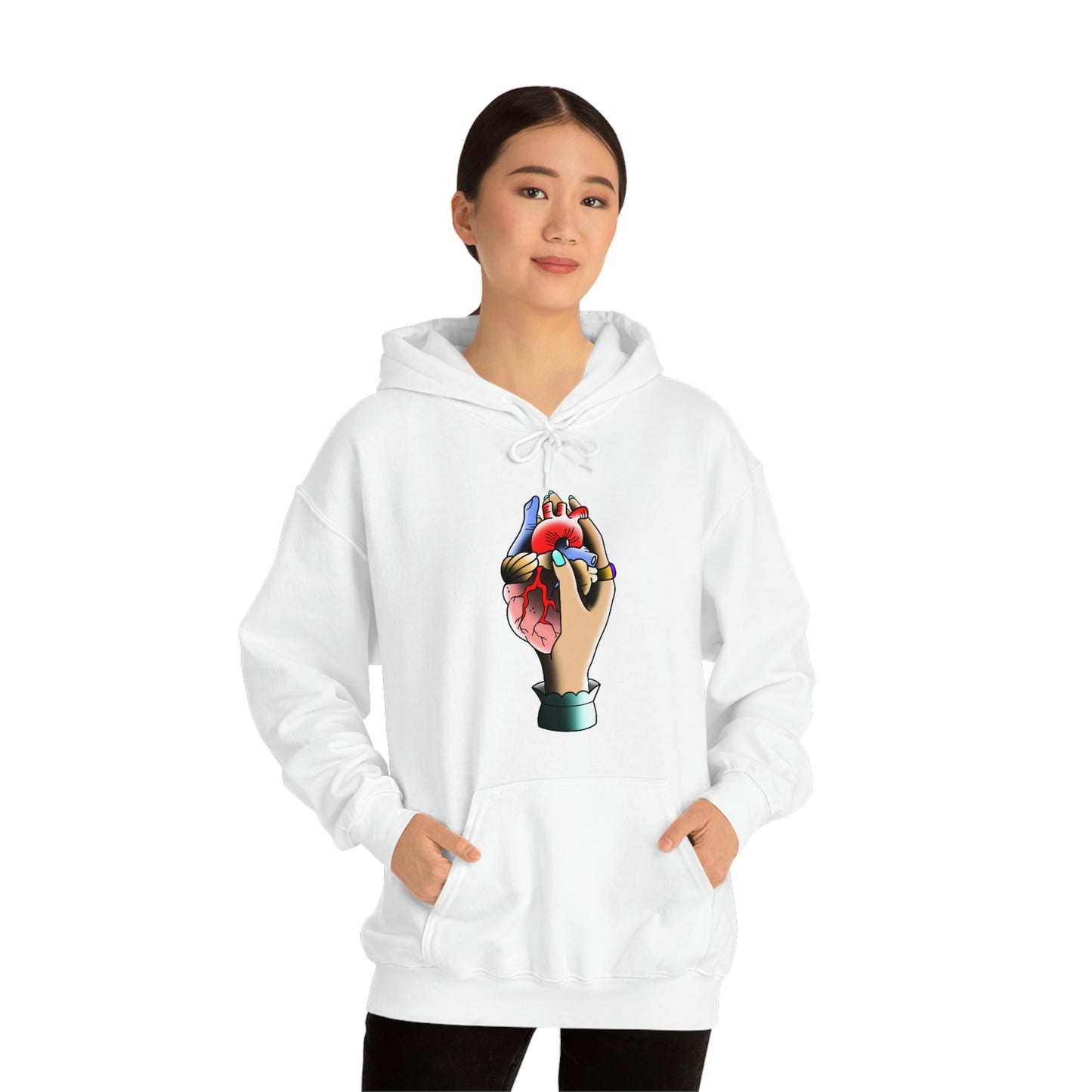 Rip My Heart Out Unisex Heavy Blend™ Hooded Sweatshirt