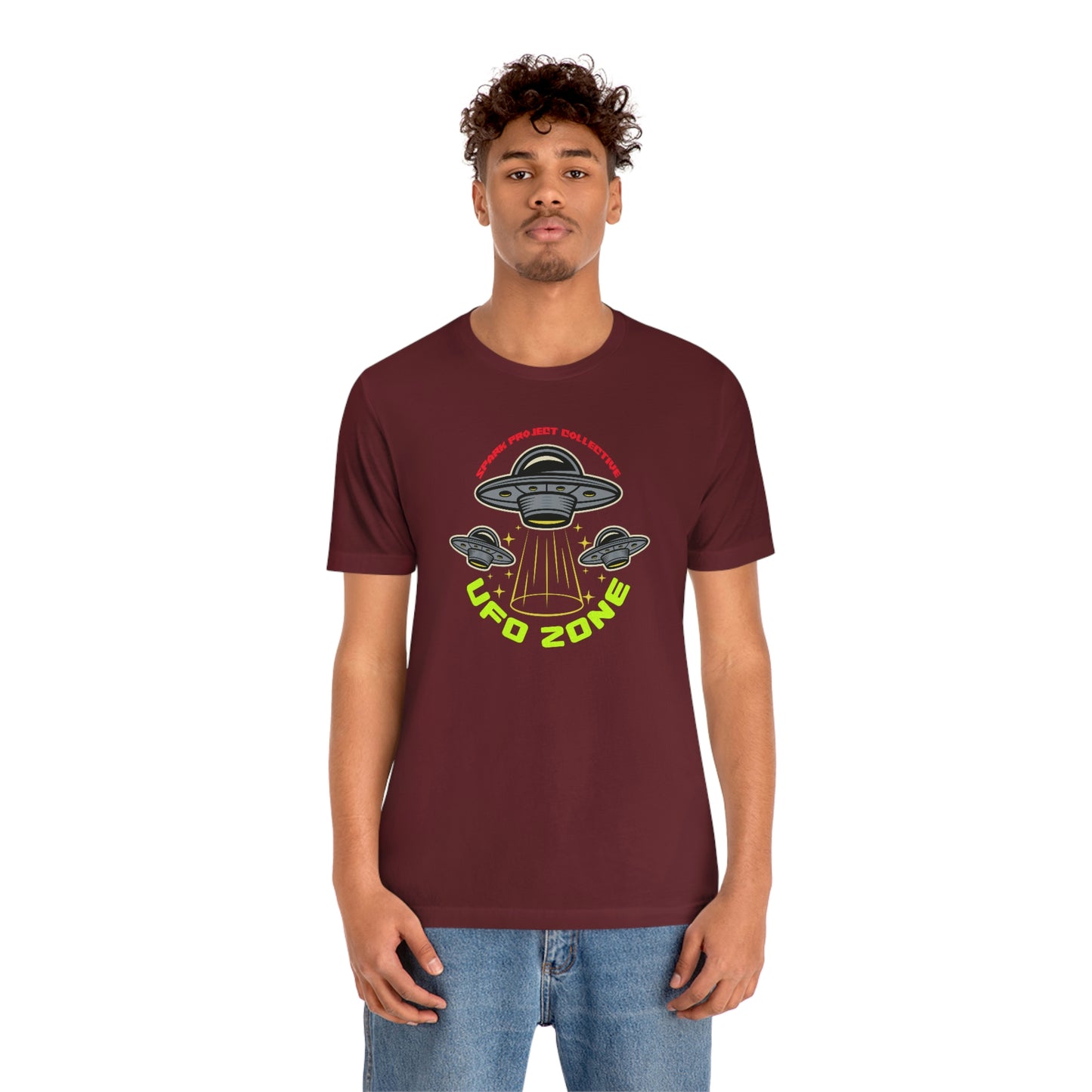 UFO Zone unisex jersey short sleeve tee