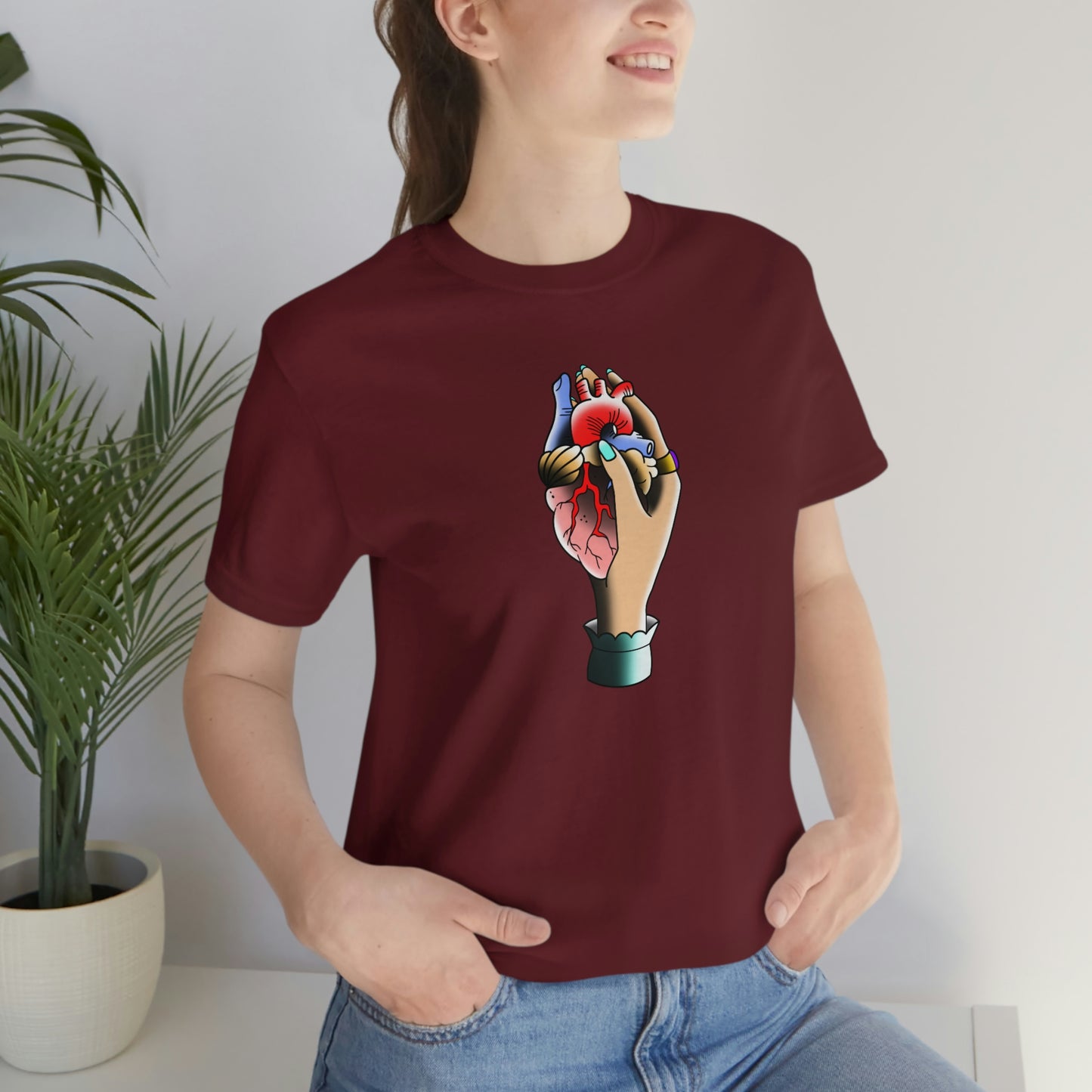 Rip My Heart Out Unisex Jersey Short Sleeve Tee