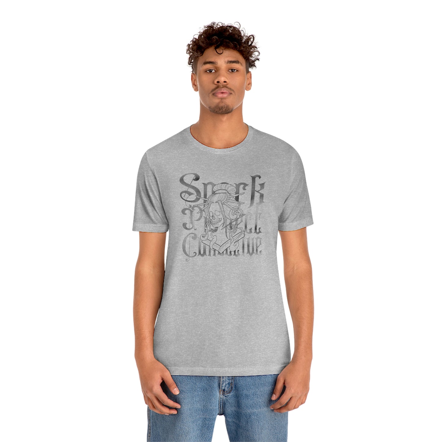 Japanese Spark Black Font Unisex Jersey Short Sleeve Tee