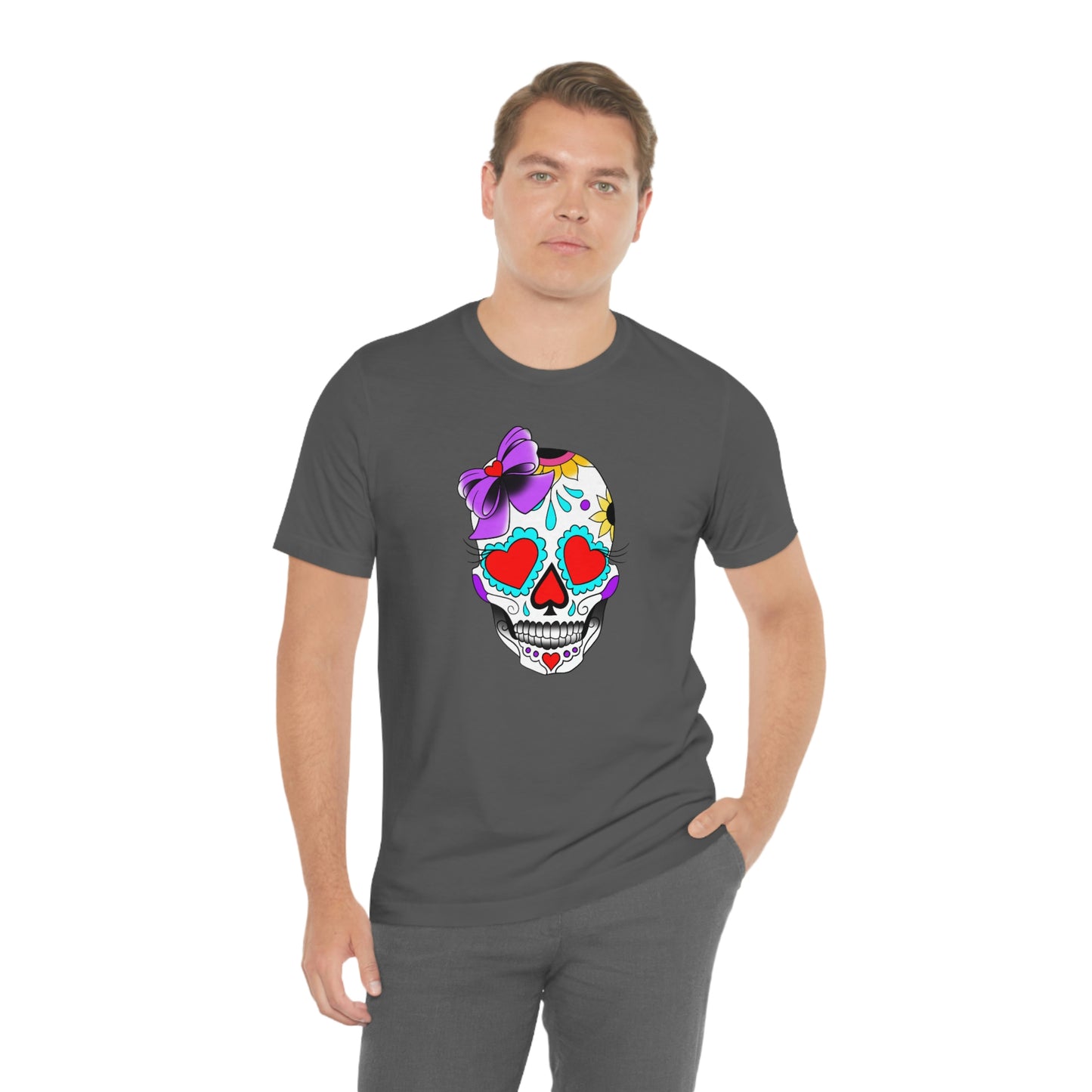 Lady Day of the Dead Unisex Jersey Short Sleeve Tee